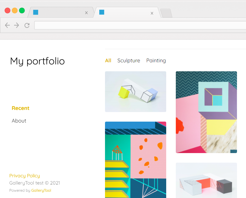 Artwork inventory management software for artists GalleryTool